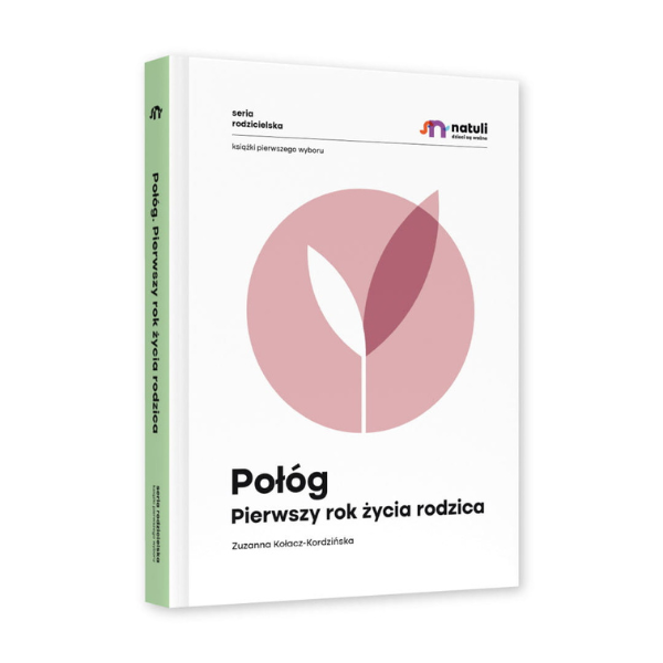 "Połóg. Pierwszy rok życia rodzica" Zuzanna Kołacz-Kordzińska. Wyd. Natuli. Okładka