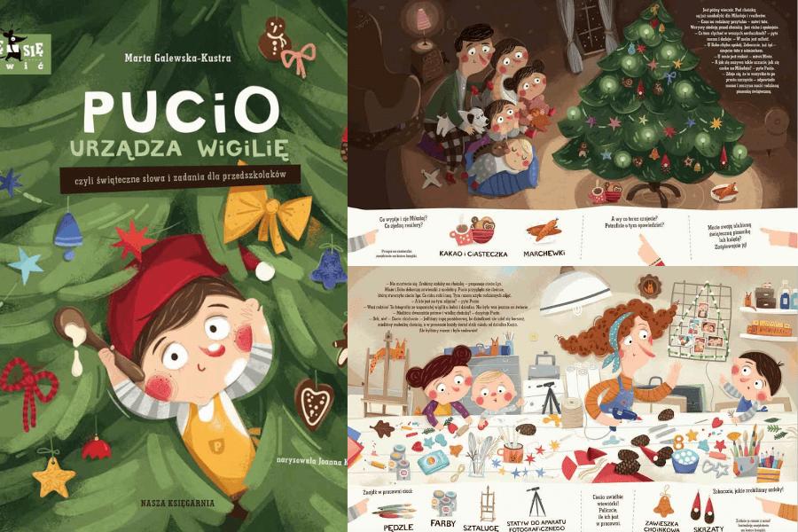 Najpiękniejsze książki o Gwiazdce dla dzieci – 10 świątecznych tytułów, które pokochacie: "Pucio urządza wigilię"